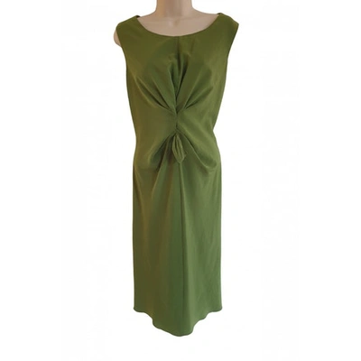 Pre-owned Philosophy Di Alberta Ferretti Green Dress