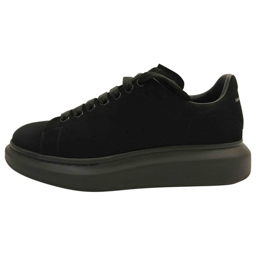 Pre-Owned Alexander Mcqueen Oversize Black Suede Trainers | ModeSens