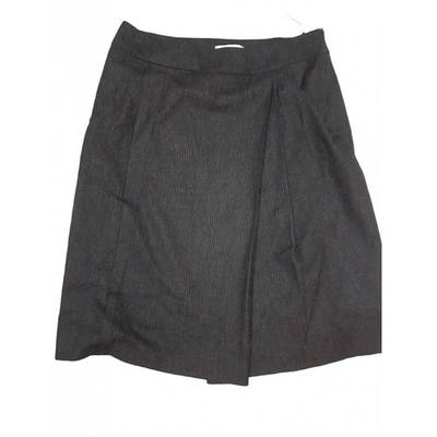 Pre-owned Marella Wool Skirt In Grey