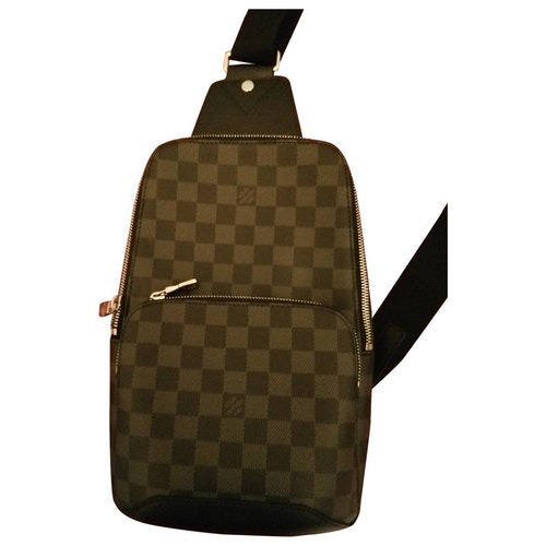Pre-Owned Louis Vuitton Avenue Sling Anthracite Cloth Bag | ModeSens