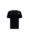 Off-white Black Mini Leaf Arrows T-shirt In Black Gree