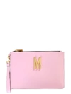 MOSCHINO POUCH WITH LOGO,84168006 0222