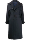 APC SIMONE DOUBLE-BREASTED TRENCH COAT