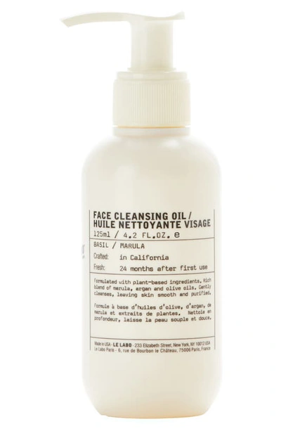 Le Labo Basil Face Cleansing Oil 125ml In Colorless