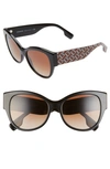 BURBERRY 54MM BUTTERFLY SUNGLASSES,BE429454-Y