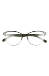 GUCCI 53MM CAT EYE OPTICAL GLASSES,GG0718O004