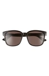 GUCCI 56MM SQUARE SUNGLASSES,GG0637SK001