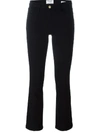 Frame Le High High-rise Cropped Straight-leg Jeans In Black