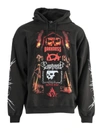 Vetements Metal Patch Hoodie In Black