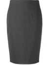 Theory Edition Pencil Skirt In Grey