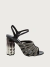 FERRAGAMO REFRACTED HEEL SANDAL