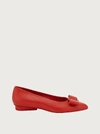 Ferragamo Viva Bow Ballet Flat In Red