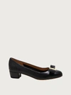 Ferragamo Vara 1 Wrapped Heel Pumps In Black