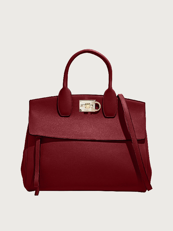 red ferragamo bag