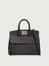 Ferragamo Studio Bag (m) In Black