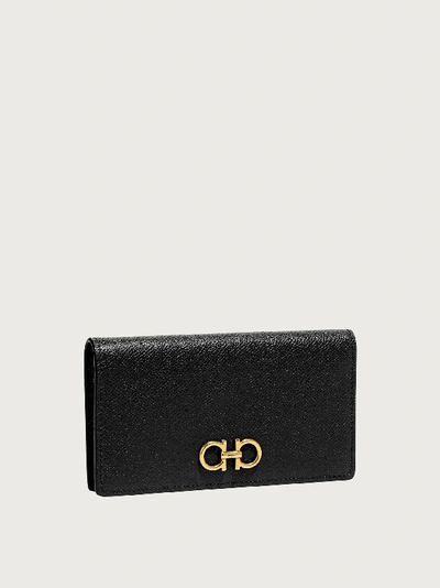 FERRAGAMO PORTEFEUILLE GANCINI NOIR