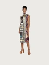 FERRAGAMO SCARF PRINT DRESS