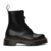 Dr. Martens' 1460 Lace-up Combat Boots In Smooth Leather In Black