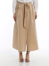 GIVENCHY TAFFETA WIDE SKIRT IN BEIGE