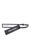 OFF-WHITE LEATHER LUGGAGE LABEL IN BLACK,OMNF011R208530381001