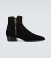 BALMAIN Anthos suede ankle boots,P00481248