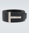 TOM FORD T ICON REVERSIBLE LEATHER BELT,P00488899