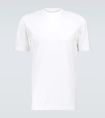 Acne Studios Acne Everrick Pink Label T-shirt Tshi000253 In White