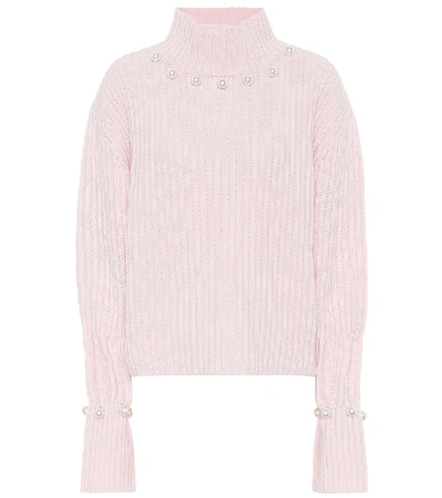 Jw Anderson Wool And Cashmere Sweater In Pink