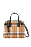 BURBERRY BURBERRY CHECKED BANNER BAG