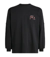 JW ANDERSON JW ANDERSON LOGO EMBROIDERED LONG-SLEEVED T-SHIRT,15579660