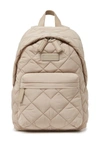Marc By Marc Jacobs Quilted Nylon School Backpack In Light Smoke