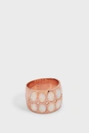 BY SOPHIE Resin and Stone-Embellished Rose Gold Ring,C-CBA37