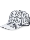 FENDI X JOSHUA VIDES FF MOTIF BASEBALL CAP