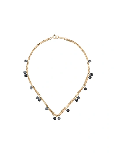 Isabel Marant Cluster Charm Necklace In Grey