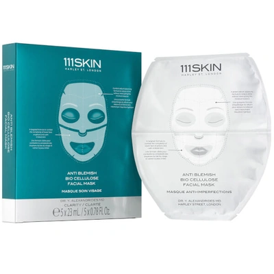 111skin Anti Blemish Bio Cellulose Facial Mask Box, 5 Count In Multi