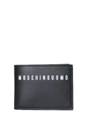 Moschino Bifold Wallet In Nero