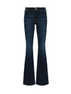 Frame Le Pixie Cropped High-rise Flared Jeans In Augusta Augusta