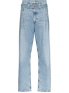 AGOLDE REWORKED '90S BELTED JEANS