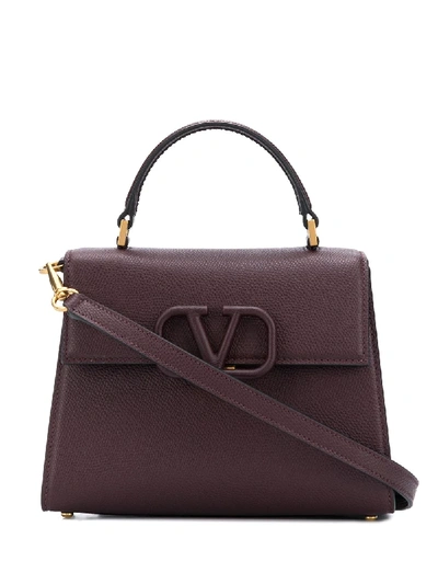 Valentino Garavani Vsling Tote In Red