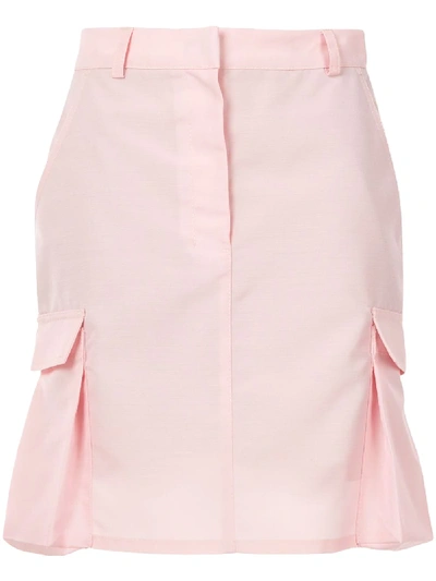 Walk Of Shame Cargo Mini Skirt In Pink