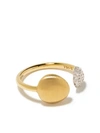 BRUMANI 18KT YELLOW AND WHITE GOLD CORCOVADO DIAMOND RING