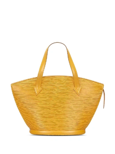 Pre-owned Louis Vuitton 1994  Epi Saint Jacques Pm Tote In Yellow