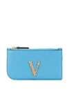 VERSACE VIRTUS ZIP CARDHOLDER