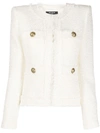 BALMAIN TWEED SHOULDER PADS JACKET