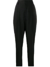 RED VALENTINO HIGH-WAIST PLEATED TROUSERS