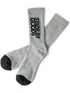 STADIUM GOODS LOGO "VARSITY GREY" CREW SOCKS