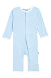 Kickee Pants Applique Flap Romper In Blue