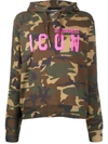 DSQUARED2 CAMOUFLAGE PRINT HOODIE