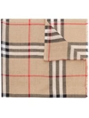 Burberry Vintage Check Cashmere Scarf In Brown