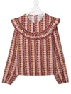 STELLA MCCARTNEY TEEN RISING STARS PRINT BLOUSE